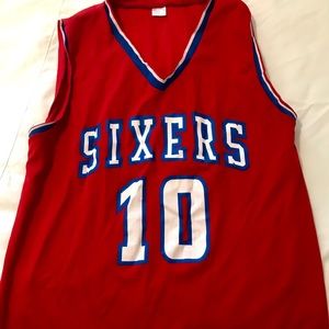Men’s Sixers Cheeks Jersey #10